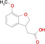 2-(7-Methoxy-2,3-dihydrobenzofuran-3-yl)acetic acid