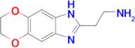 2-(6,7-Dihydro-1H-[1,4]dioxino[2',3':4,5]benzo[1,2-d]imidazol-2-yl)ethan-1-amine