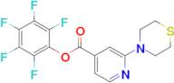 Perfluorophenyl 2-thiomorpholinoisonicotinate
