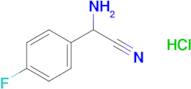 2-Amino-2-(4-fluorophenyl)acetonitrile hydrochloride
