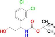 Tert-butyl (1-(3,4-dichlorophenyl)-3-hydroxypropyl)carbamate