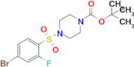 Tert-butyl 4-((4-bromo-2-fluorophenyl)sulfonyl)piperazine-1-carboxylate