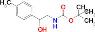 Tert-butyl (2-hydroxy-2-(p-tolyl)ethyl)carbamate