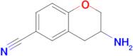 3-Aminochromane-6-carbonitrile