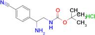 Tert-butyl (2-amino-2-(4-cyanophenyl)ethyl)carbamate hydrochloride