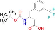 3-((Tert-butoxycarbonyl)amino)-4-(3-(trifluoromethyl)phenyl)butanoic acid