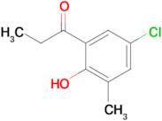 1-(5-Chloro-2-hydroxy-3-methylphenyl)propan-1-one