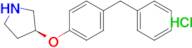 (S)-3-(4-benzylphenoxy)pyrrolidine hydrochloride