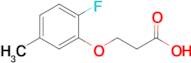 3-(2-Fluoro-5-methylphenoxy)propanoic acid