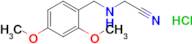 2-((2,4-Dimethoxybenzyl)amino)acetonitrile hydrochloride