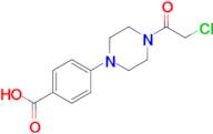 4-(4-(2-Chloroacetyl)piperazin-1-yl)benzoic acid