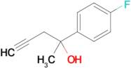 2-(4-Fluorophenyl)pent-4-yn-2-ol