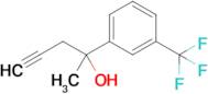 2-(3-(Trifluoromethyl)phenyl)pent-4-yn-2-ol