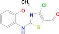 4-Chloro-2-((2-methoxyphenyl)amino)thiazole-5-carbaldehyde