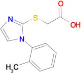 2-((1-(O-tolyl)-1H-imidazol-2-yl)thio)acetic acid