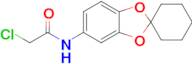 2-Chloro-N-(spiro[benzo[d][1,3]dioxole-2,1'-cyclohexan]-5-yl)acetamide