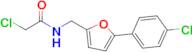 2-Chloro-N-((5-(4-chlorophenyl)furan-2-yl)methyl)acetamide