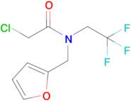 2-Chloro-N-(furan-2-ylmethyl)-N-(2,2,2-trifluoroethyl)acetamide