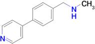 N-methyl-1-(4-(pyridin-4-yl)phenyl)methanamine