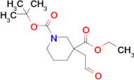 1-(Tert-butyl) 3-ethyl 3-(2-oxoethyl)piperidine-1,3-dicarboxylate