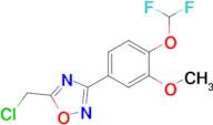 5-(Chloromethyl)-3-(4-(difluoromethoxy)-3-methoxyphenyl)-1,2,4-oxadiazole