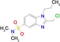 2-(Chloromethyl)-N,N-dimethyl-1-propyl-1H-benzo[d]imidazole-5-sulfonamide