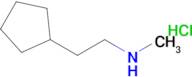 2-Cyclopentyl-N-methylethan-1-amine hydrochloride