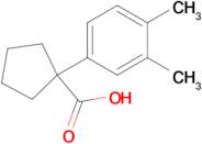 1-(3,4-Dimethylphenyl)cyclopentane-1-carboxylic acid