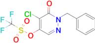 1-Benzyl-5-chloro-6-oxo-1,6-dihydropyridazin-4-yl trifluoromethanesulfonate