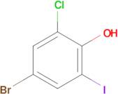 4-Bromo-2-chloro-6-iodophenol