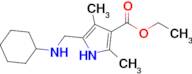 Ethyl 5-((cyclohexylamino)methyl)-2,4-dimethyl-1H-pyrrole-3-carboxylate