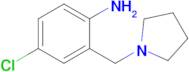 4-Chloro-2-(pyrrolidin-1-ylmethyl)aniline