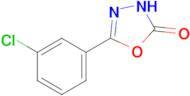 5-(3-Chlorophenyl)-1,3,4-oxadiazol-2(3H)-one