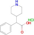 2-Phenyl-2-(piperidin-4-yl)acetic acid hydrochloride