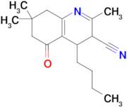 4-butyl-2,7,7-trimethyl-5-oxo-3,4,5,6,7,8-hexahydroquinoline-3-carbonitrile