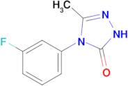 4-(3-Fluorophenyl)-5-methyl-2,4-dihydro-3H-1,2,4-triazol-3-one