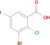 3-Bromo-2-chloro-5-iodobenzoic acid