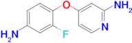 4-(4-Amino-2-fluorophenoxy)pyridin-2-amine