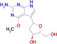 (2R,3S)-5-{2-amino-4-methoxy-7H-pyrrolo[2,3-d]pyrimidin-5-yl}-2-(hydroxymethyl)oxolan-3-ol