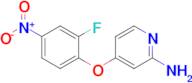 4-(2-Fluoro-4-nitrophenoxy)pyridin-2-amine