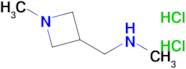 N-methyl-1-(1-methylazetidin-3-yl)methanamine dihydrochloride