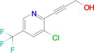3-(3-Chloro-5-(trifluoromethyl)pyridin-2-yl)prop-2-yn-1-ol
