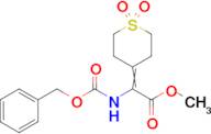 Methyl 2-(((benzyloxy)carbonyl)amino)-2-(1,1-dioxidotetrahydro-4H-thiopyran-4-ylidene)acetate