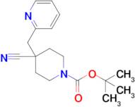 Tert-butyl 4-cyano-4-(pyridin-2-ylmethyl)piperidine-1-carboxylate