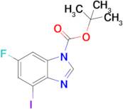 Tert-butyl 6-fluoro-4-iodo-1H-benzo[d]imidazole-1-carboxylate