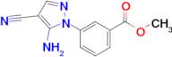 Methyl 3-(5-amino-4-cyano-1H-pyrazol-1-yl)benzoate