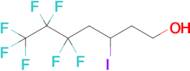 5,5,6,6,7,7,7-Heptafluoro-3-iodoheptan-1-ol