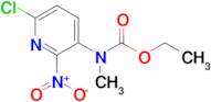 Ethyl (6-chloro-2-nitropyridin-3-yl)(methyl)carbamate