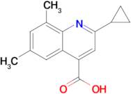 2-Cyclopropyl-6,8-dimethylquinoline-4-carboxylic acid