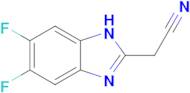 2-(5,6-Difluoro-1H-benzo[d]imidazol-2-yl)acetonitrile